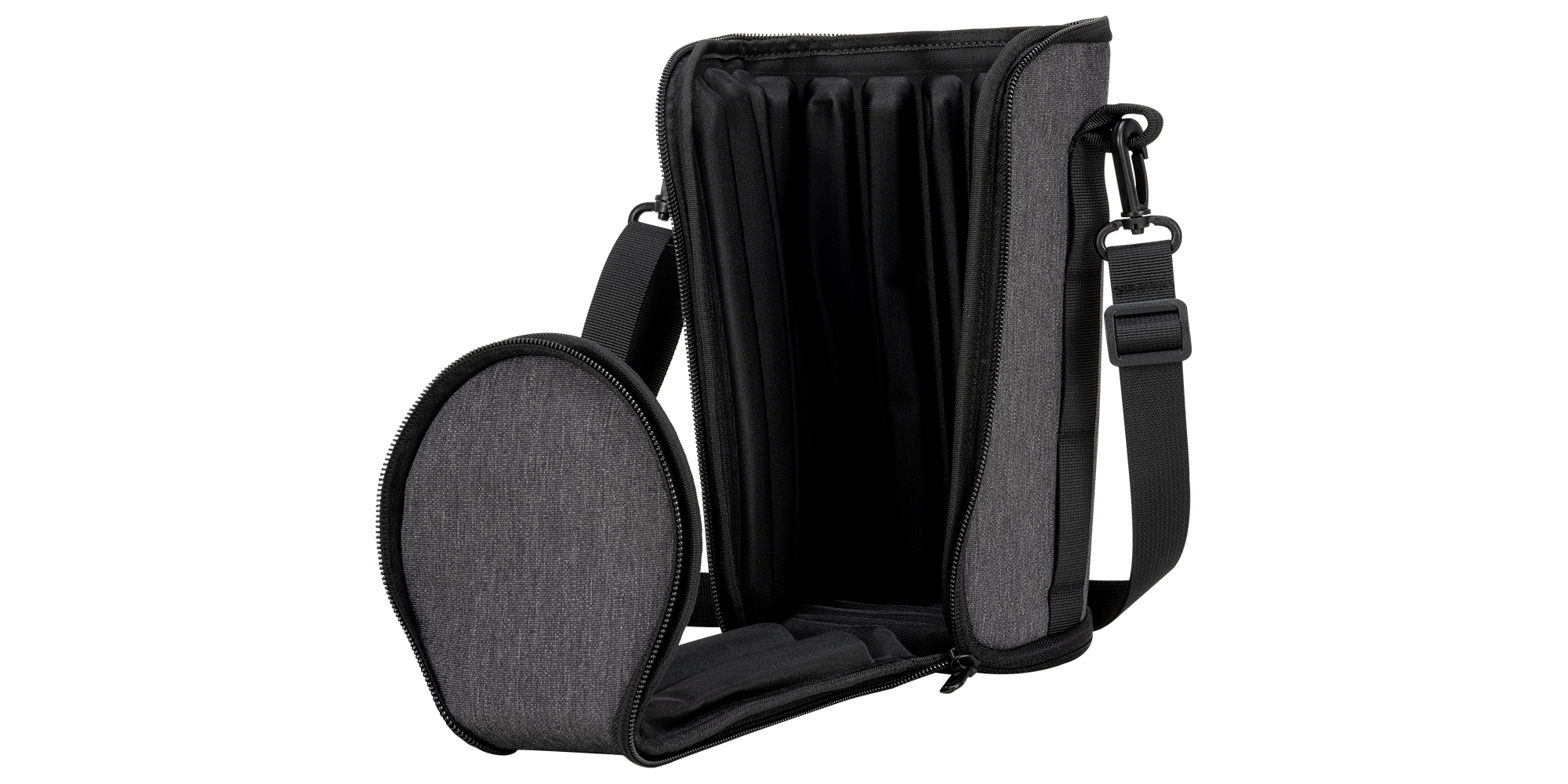 Pokrowiec na obiektyw GGS L3 - szary - wnętrze